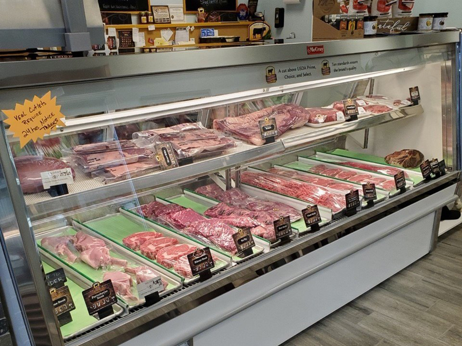 Meat case